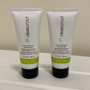 Mary Kay Oil Free Moisturizer Acne Prone Skin 3 fl oz   New Lot of 2